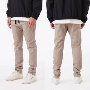 Zanerobe Sureshot Chino Pant Tan Khaki Casual Drawstring Waist Men's 30